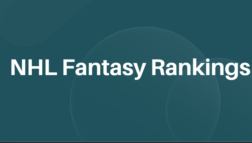 NHL Fantasy Rankings